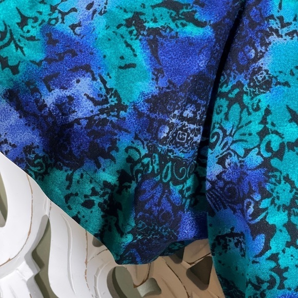 Vintage Norton McNaughton Floral Top Keyhole - Picture 3 of 5